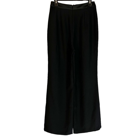 Finder Keepers Women's Wide Leg Black Dress Pants M Modern Minimalist Office - Picture 2 of 5